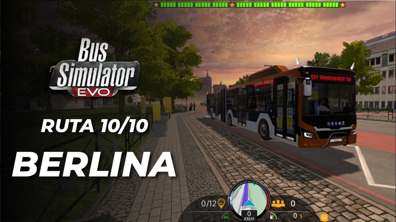 Bus Simulator : EVO - BERLINA|| RUTA 10/10 || 🌅