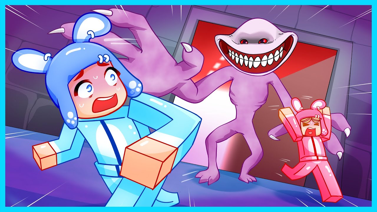 MIPAN & ZUZUZU NAIK LIFT UNTUK MENUJU LANTAI TERKUTUK DI ROBLOX! BANYAK MONSTER