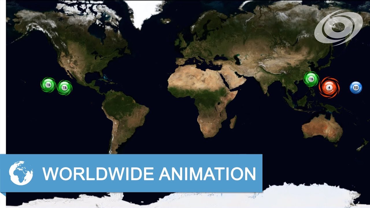 1992 Worldwide Cyclone Animation
