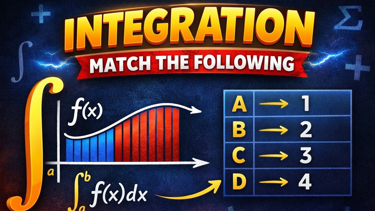 ​Integration Challenge: Match the Function to its Integral! @ mathswithmahesh