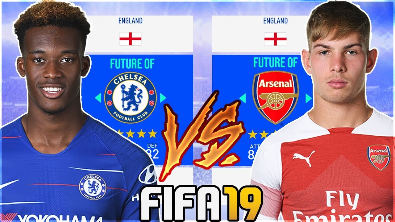 FUTURE CHELSEA XI vs FUTURE ARSENAL XI - FIFA 19 Experiment