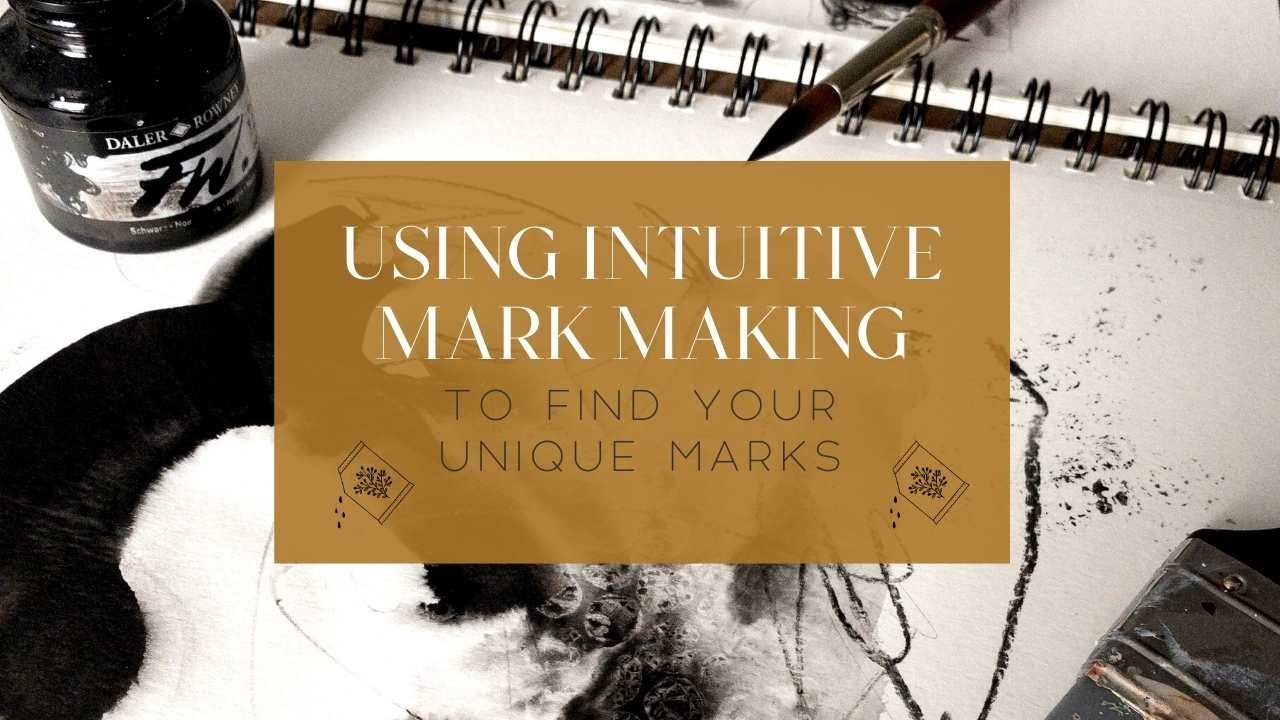Use intuitive mark-making as part of your daily sketchbook practice.