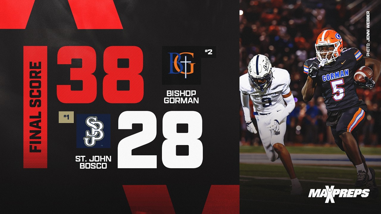 #2 Bishop Gorman выбивает #1 St John Bosco в матче открытия сезона 😤 🏈