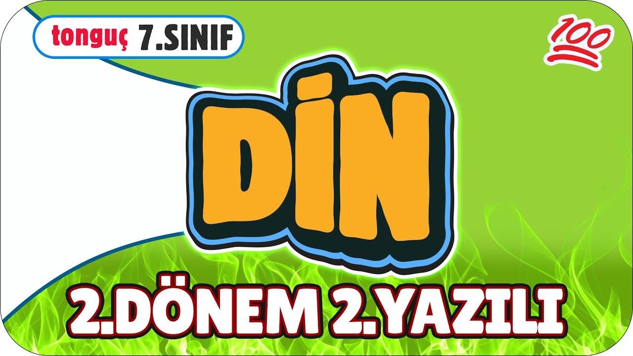 7.Sınıf Din 2.Dönem 2.Yazılıya Hazırlık 📑 #2025