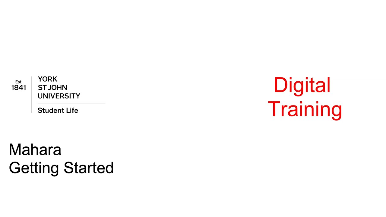 Mahara - Getting started