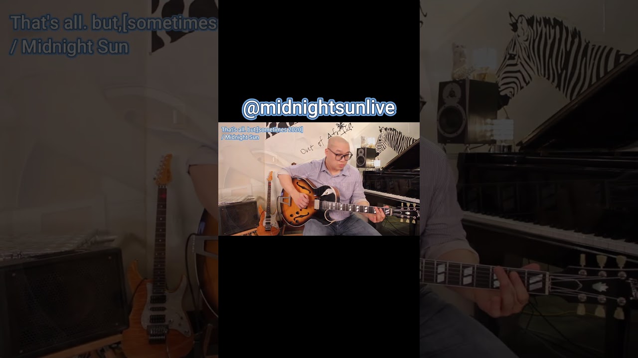 [Midnight Sun] Ep.20 | ‘that’s all but,’ — Live Session | Solo Guitar (Roh Tae kyung)