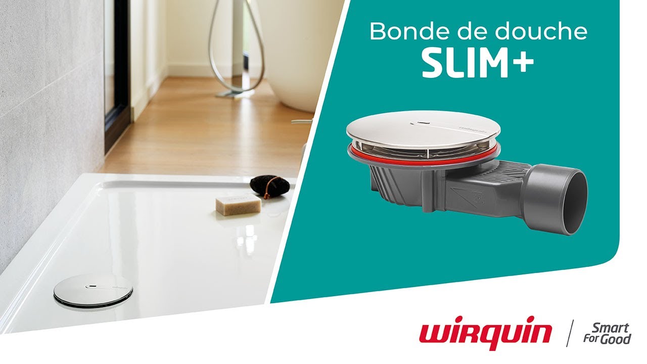 SLIM+ LA BONDE DE DOUCHE EXTRAPLATE ÉQUIPÉE DE LA SMART MEMBRANE TECHNOLOGY*