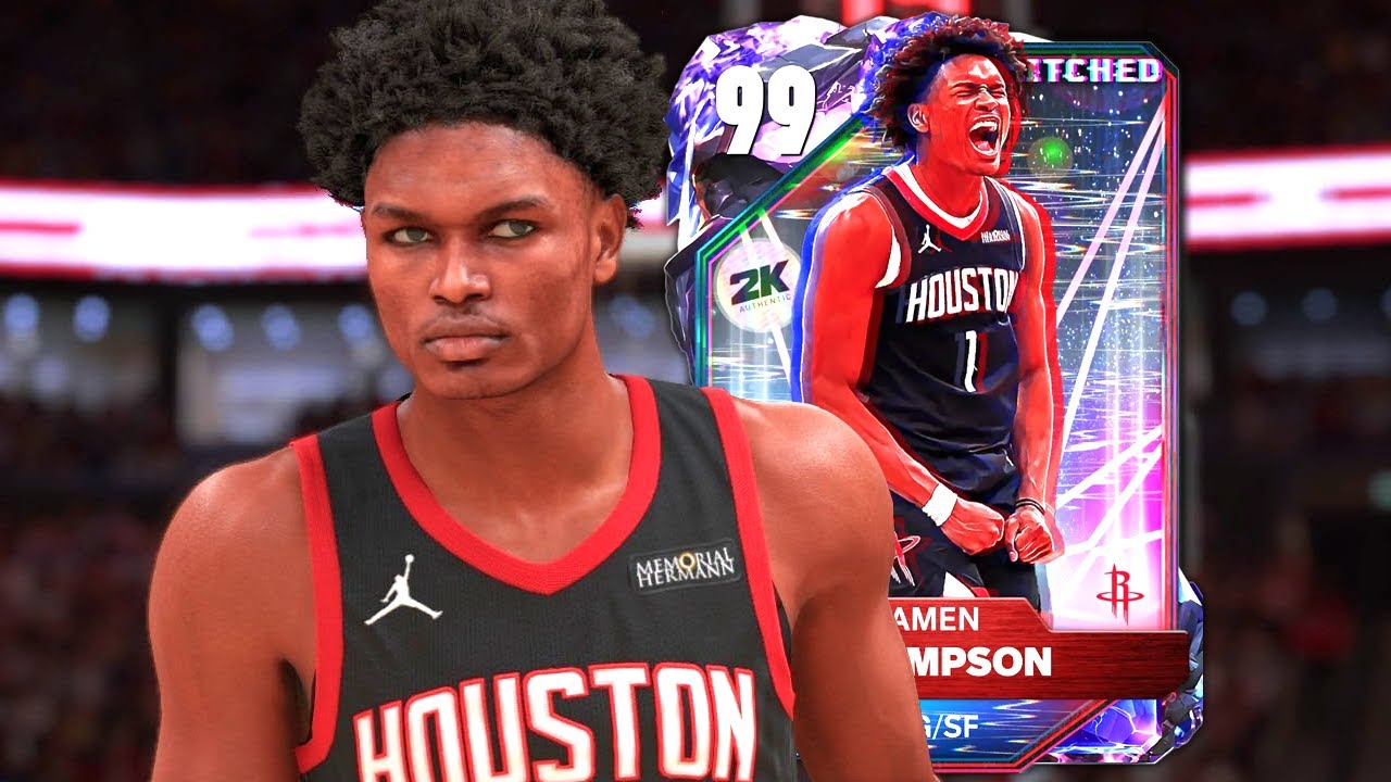 DARK MATTER AMEN THOMPSON GAMEPLAY! THIS THOMPSON TWIN WILL TERRORIZE YOUR OPPONENT! NBA 2K25 MyTEAM