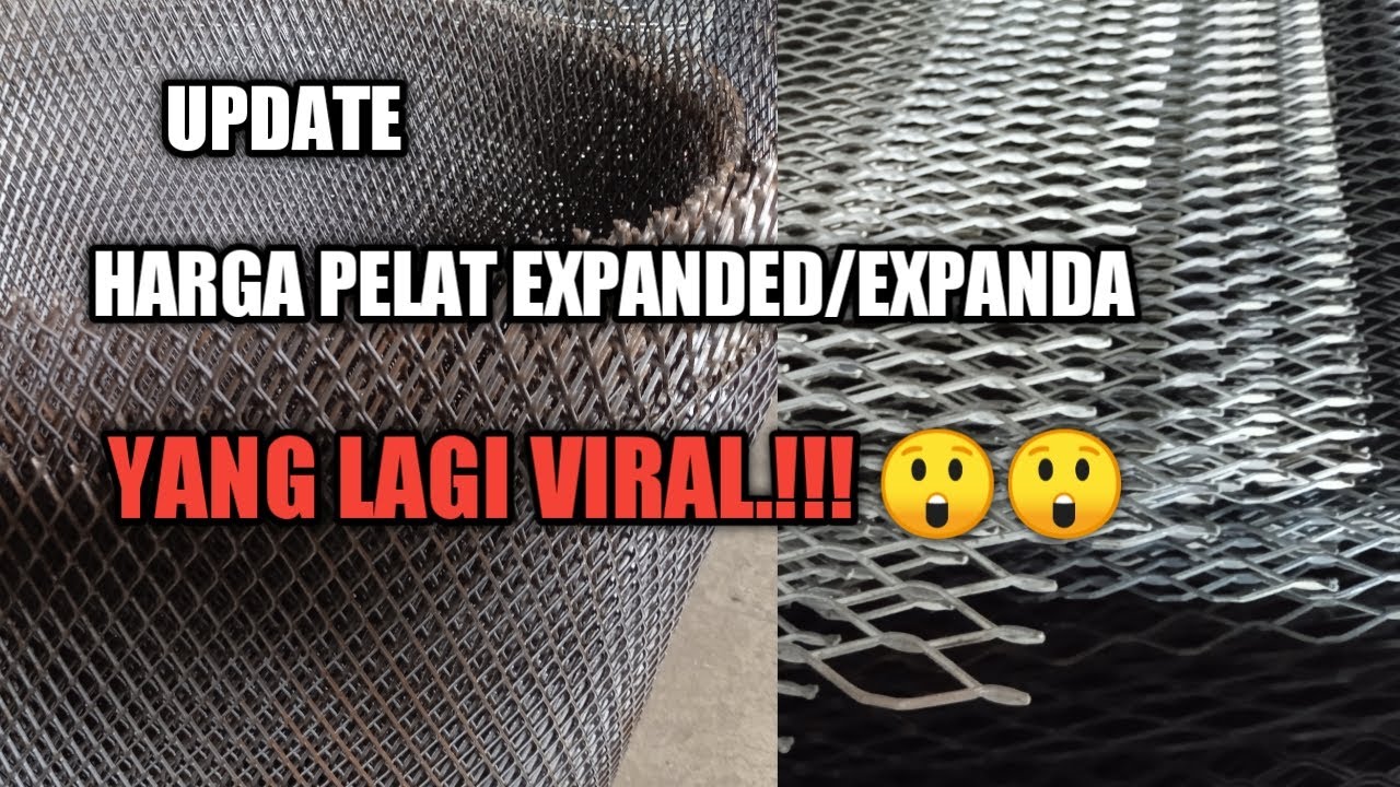 Update||harga pelat expanded/expanda || update dan harga