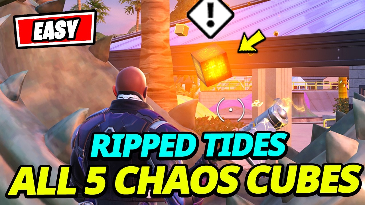 How to EASILY Find and Collect ALL CHAOS CUBES in Ripped Tides - Fortnite
