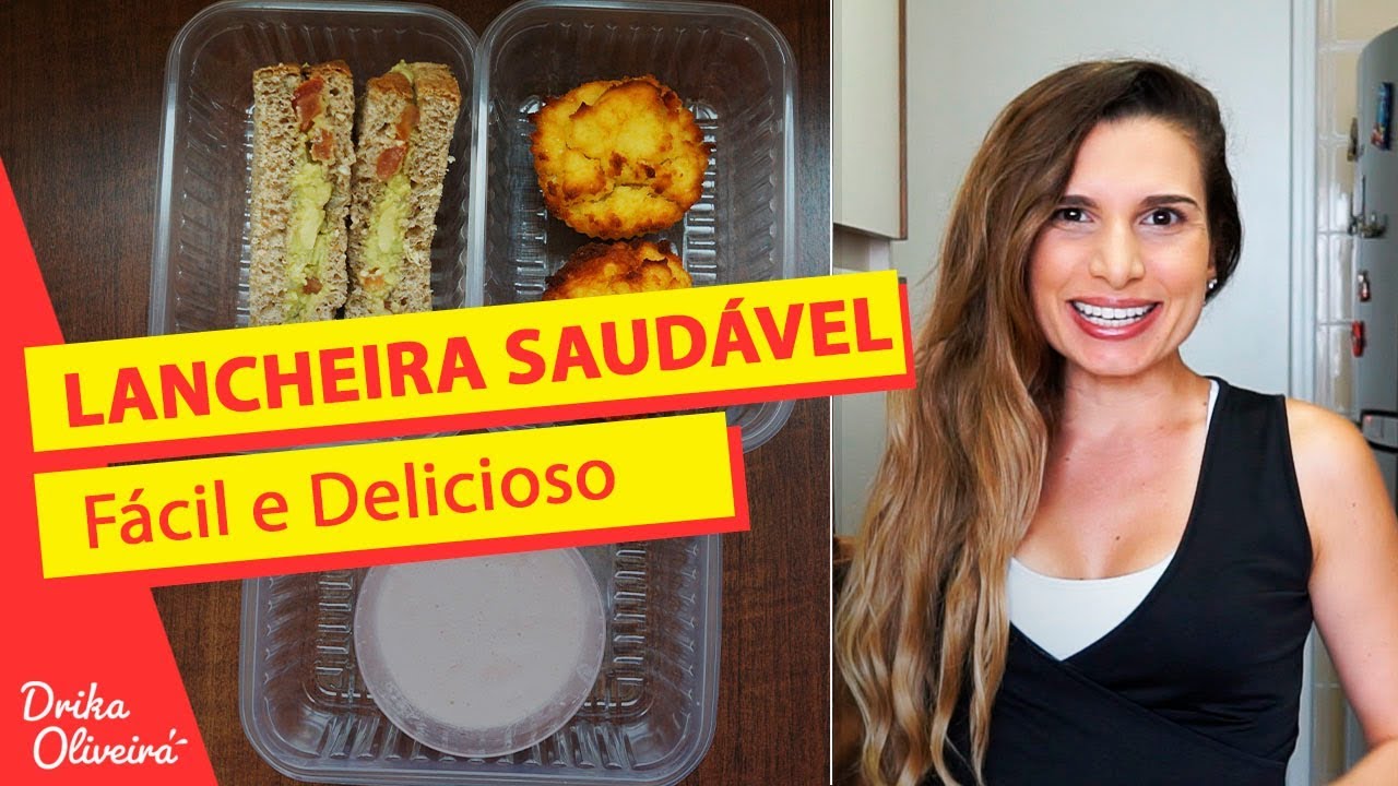 LANCHEIRA SAUD&Aacute;VEL: RECEITAS FITNESS DE LANCHES R&Aacute;PIDOS E F&Aacute;CEIS - por Drika Oliveira