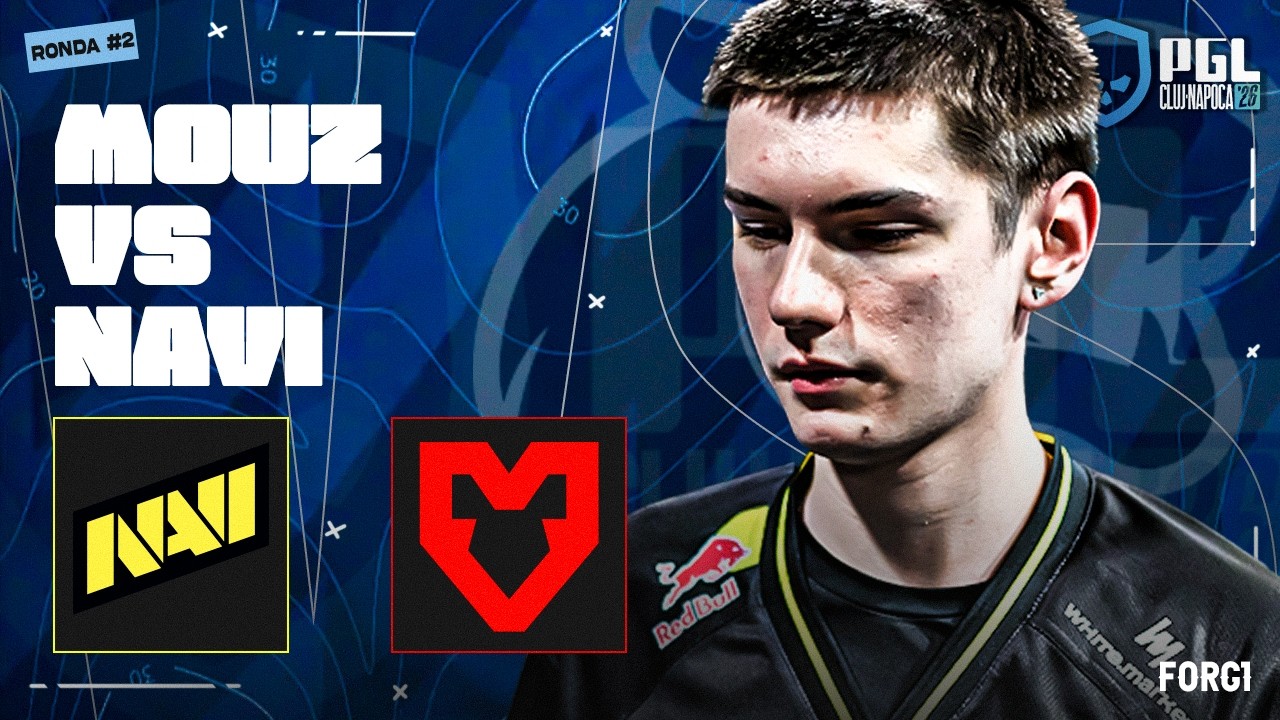 MOUZ vs NAVI || PGL Cluj-Napoca 2026 || RONDA #2 || BO3 || HIGHLIGHTS