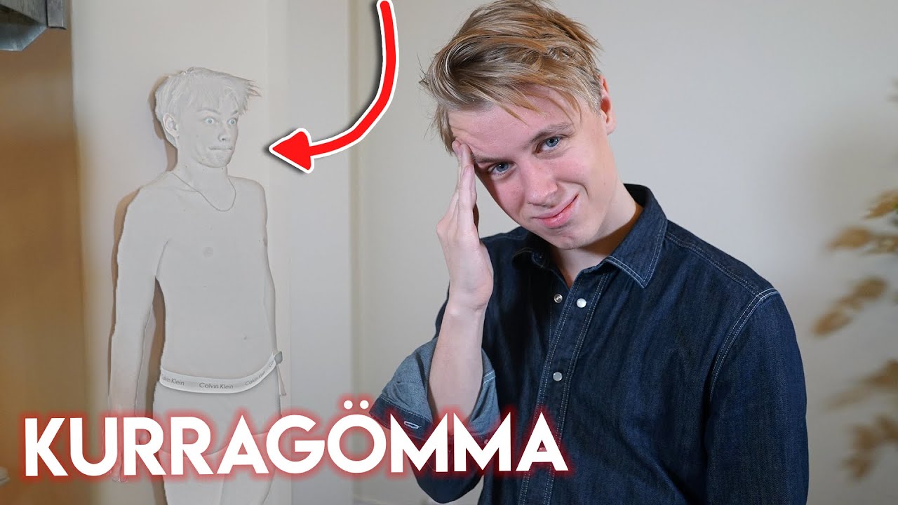 Kurragömma i ett tomt rum
