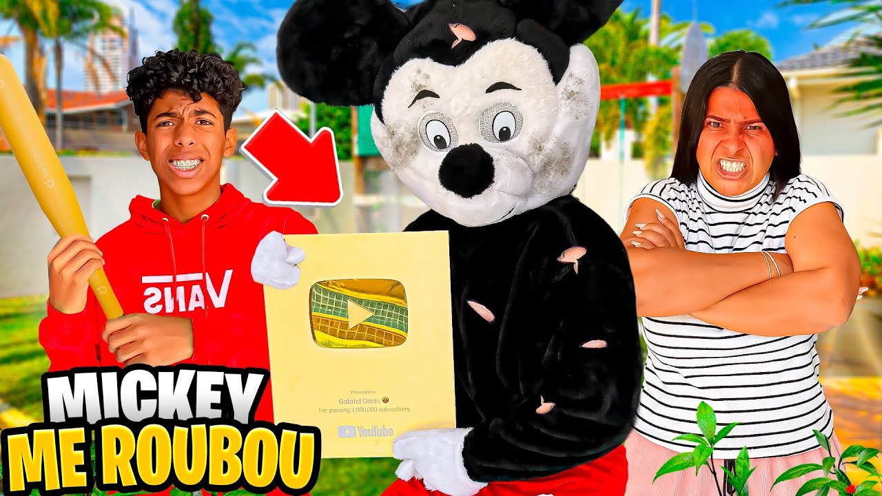 MICKEY MALVADÃO ME ROUBOU! *ele invadiu minha casa