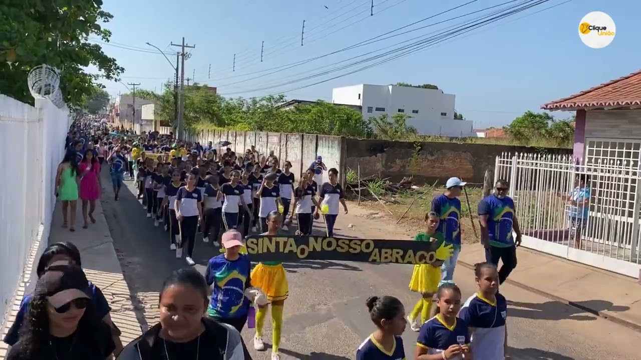 Desfile Cívico das escolas municipais, em União - 07 de setembro de 2024