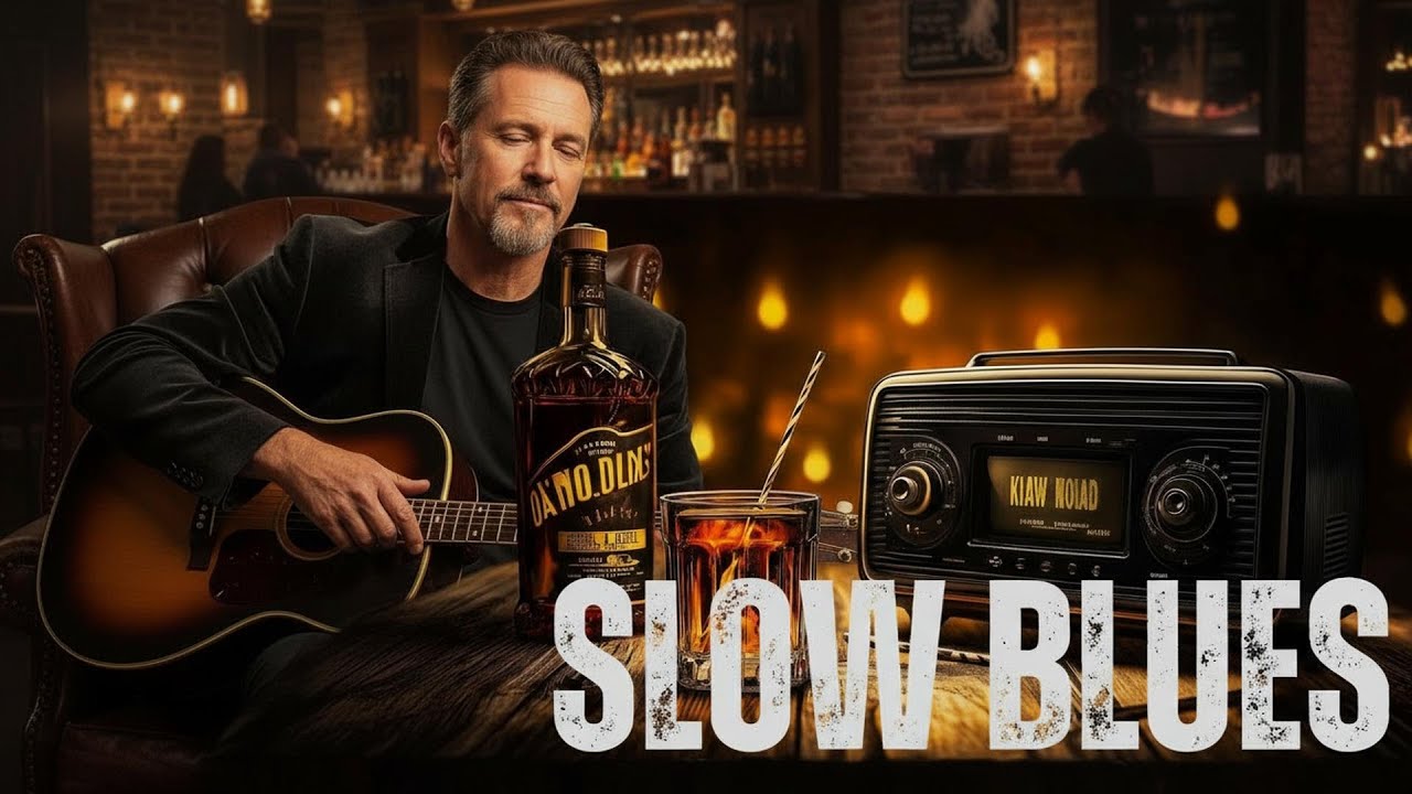 Midnight Whiskey Blues | Slow Emotional Guitar for Late-Night Chill & Deep Soul Sessions
