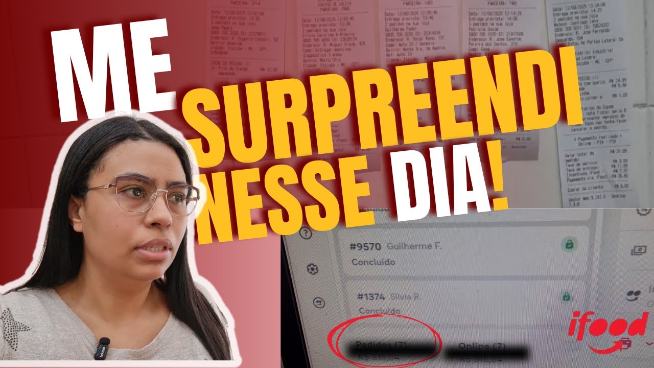 LEVEI GELO DO IFOOD| ME SURPREENDI NESSE DIA| DIA DE VENDAS