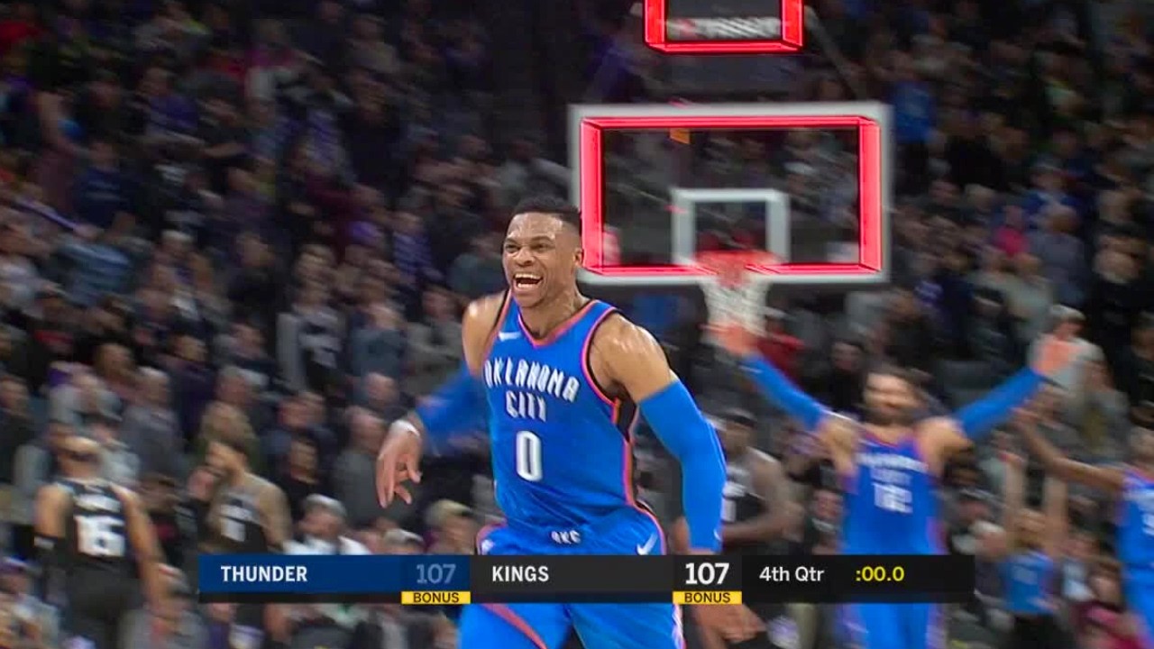 When you're 0 for 10 but hit the game winning three