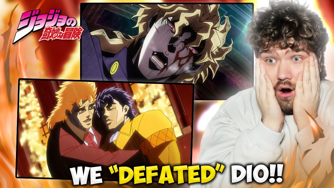 JoJo VS DIO *WTF!! | JoJo Part 1 Ep. 3 REACTION!!