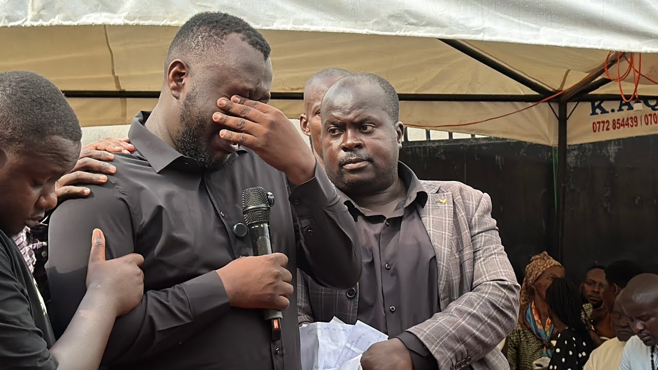 Bye bye Jajja wange! Kasuku amaziga gamuyisemu nga awa SPEECH ye mukuziika Jajja we eyamufuddeko 