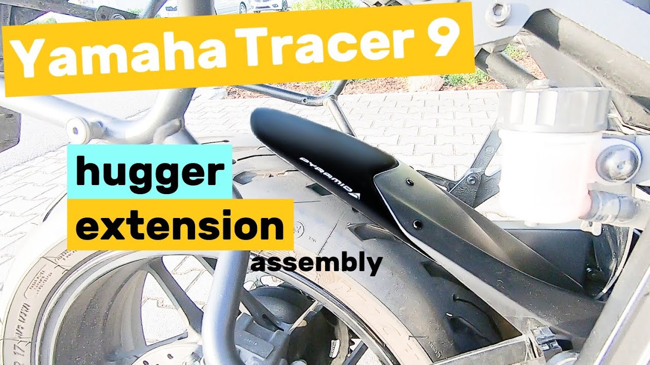 Yamaha Tracer 9 accessories - Hugger extension / Pyramid Plastics