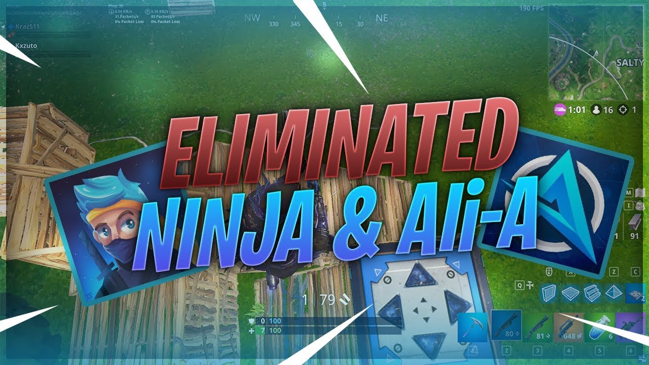 I KILLED NINJA & ALI-A!!! (Live at E3) | Fortnite BR Gameplay