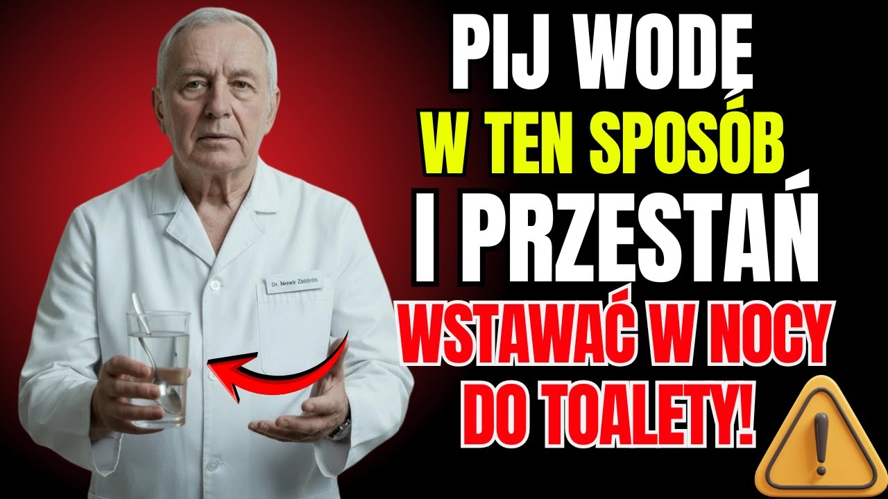 Lekarz ujawnia: pij wodę w ten spos&oacute;b, a już nigdy nie obudzisz się w nocy!