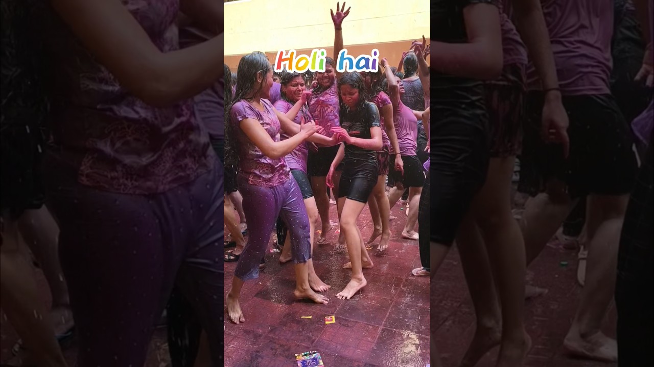 hostel wali Holi #shorts #simplyayusha #holi