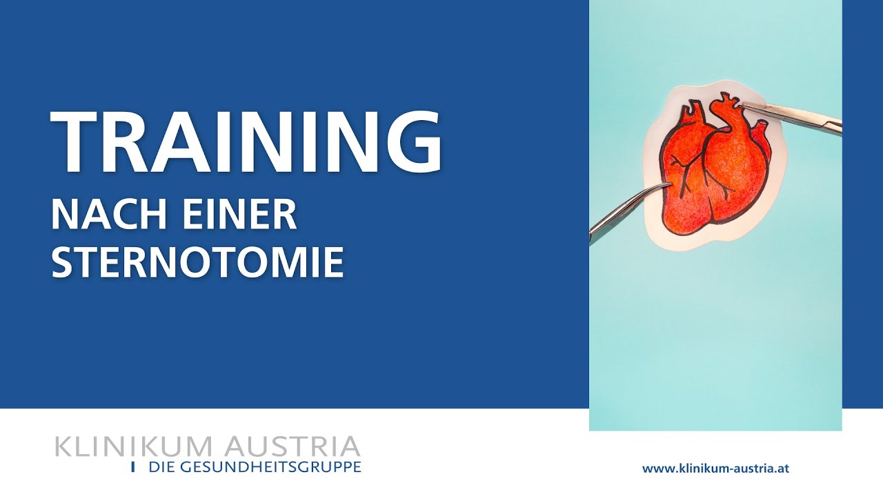 Training und Information für Patient:innen mit einer Sternotomie