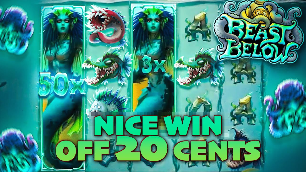 😈 BEAST BELOW | HACKSAW GAMING | MAD POKIE WIN 😱
