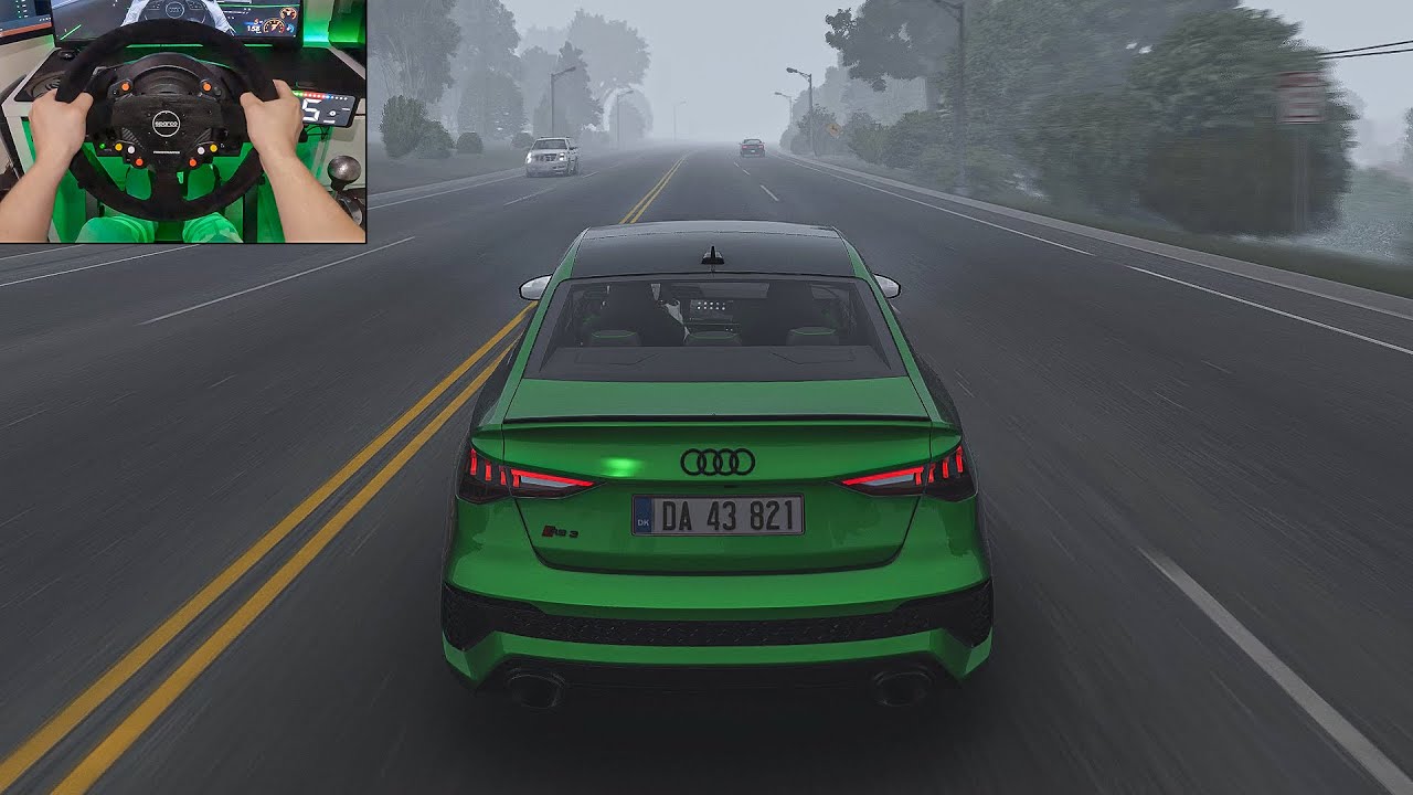Audi RS3 Sedan 2022 Brutal Sound! - Assetto Corsa | Thrustmaster T300 RS