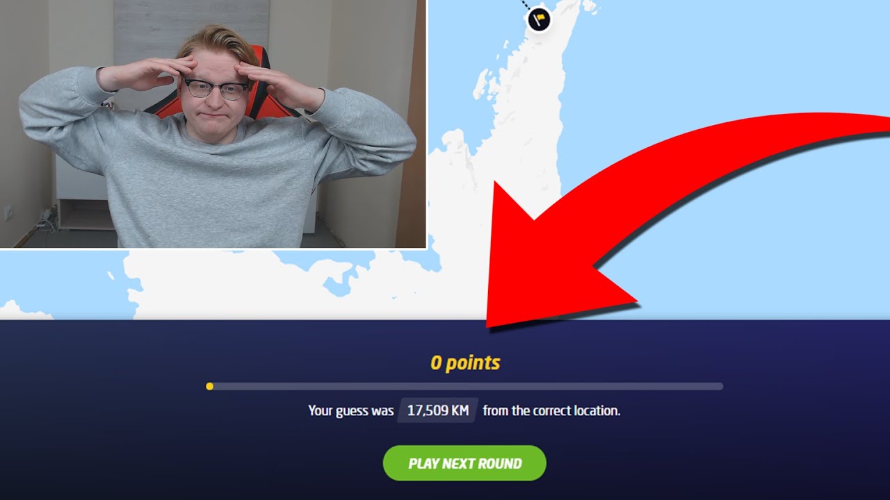 ZAGRAŁEM W NAJTURDNIEJSZĄ MAPĘ w GEOGUESSR! 🌎