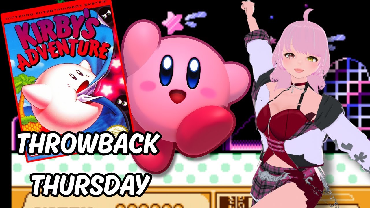 Throwback Thursdays: Kirby's Adventure #vtuber #gaming #nintendo #retrogaming #kirby