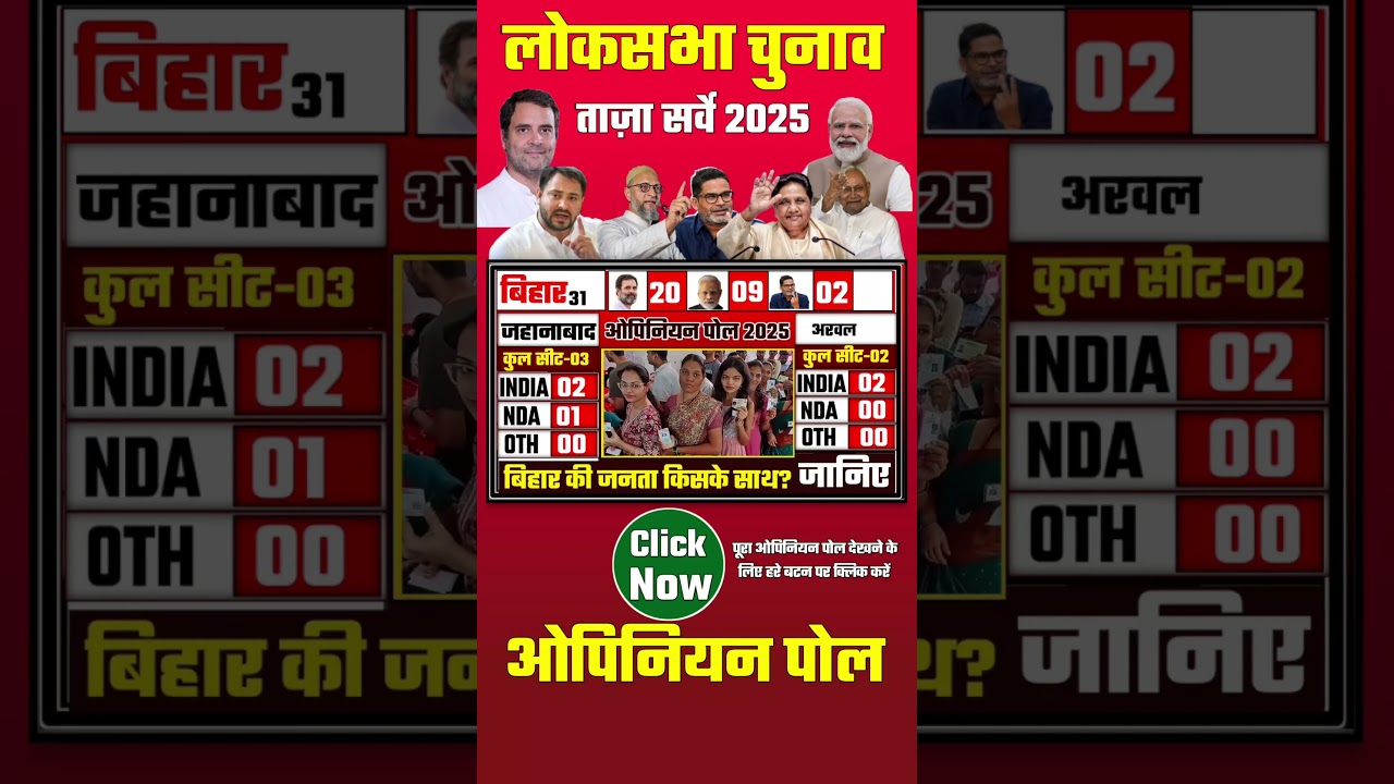 Jahanabad bihar Election 2026 opinion poll | bihar election 2025 | bihar election date update