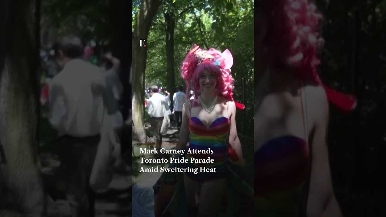 Mark Carney Attends Toronto Pride Parade Amid Sweltering Heat | Subscribe to Firstpost