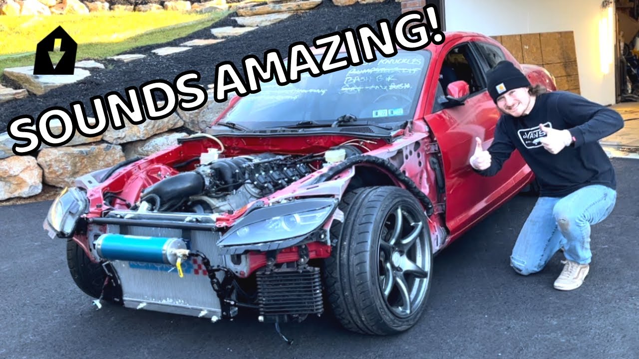 LS RX8 DRIVES for the first time!