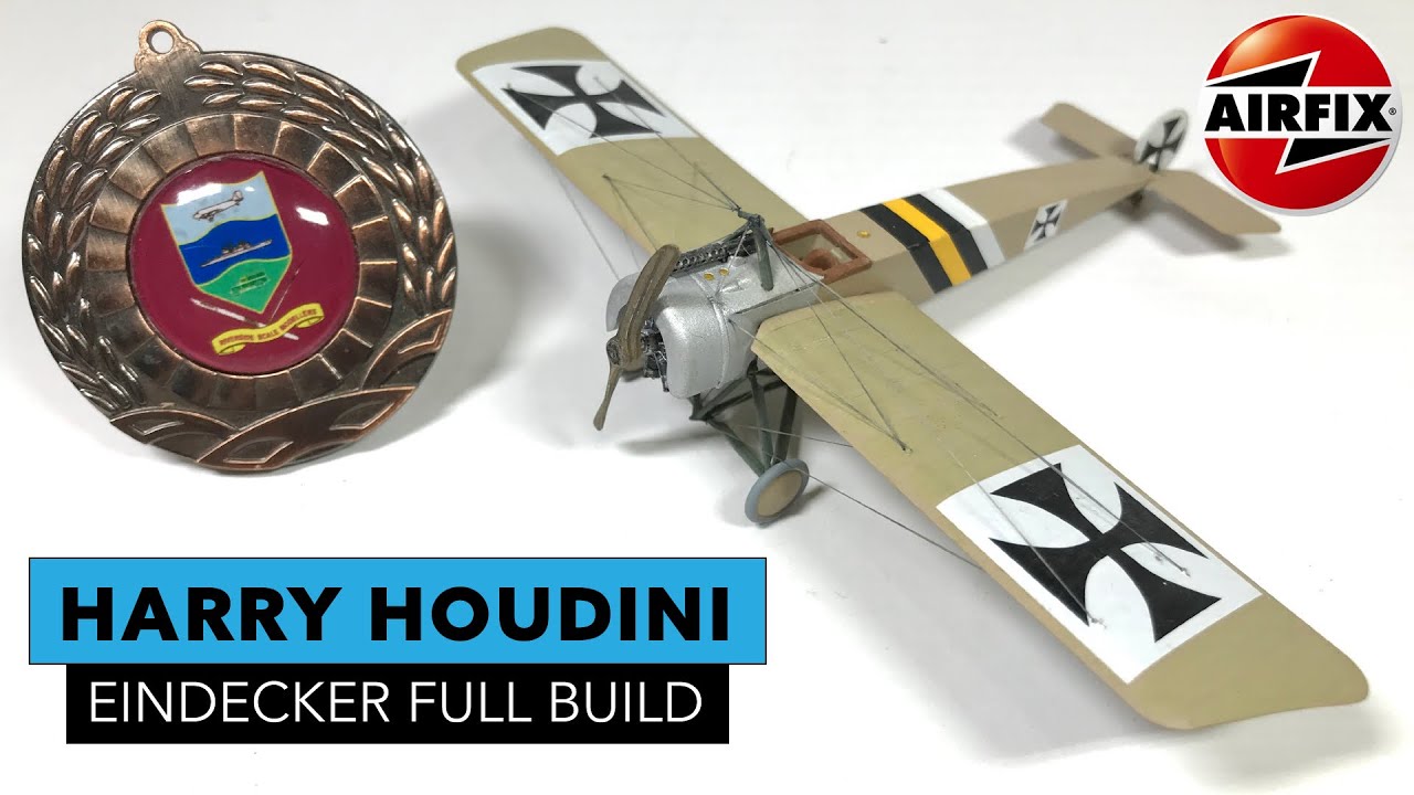 Airfix Fokker Eindecker E.II Полная сборка и обзор в масштабе 1/72