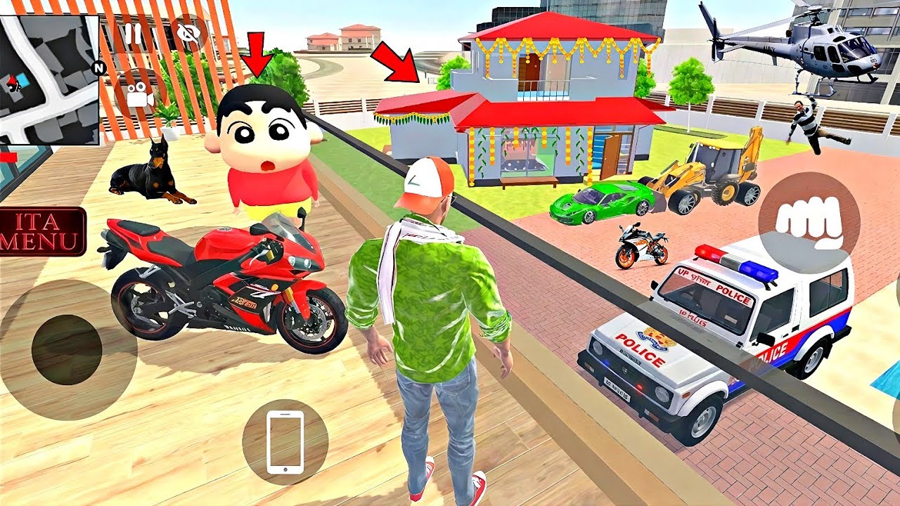 Shinchan ka Ghar Franklin ki City Mai Aagya 💥🤩 Indian Theft Auto Simulator 💥😱 New Update 