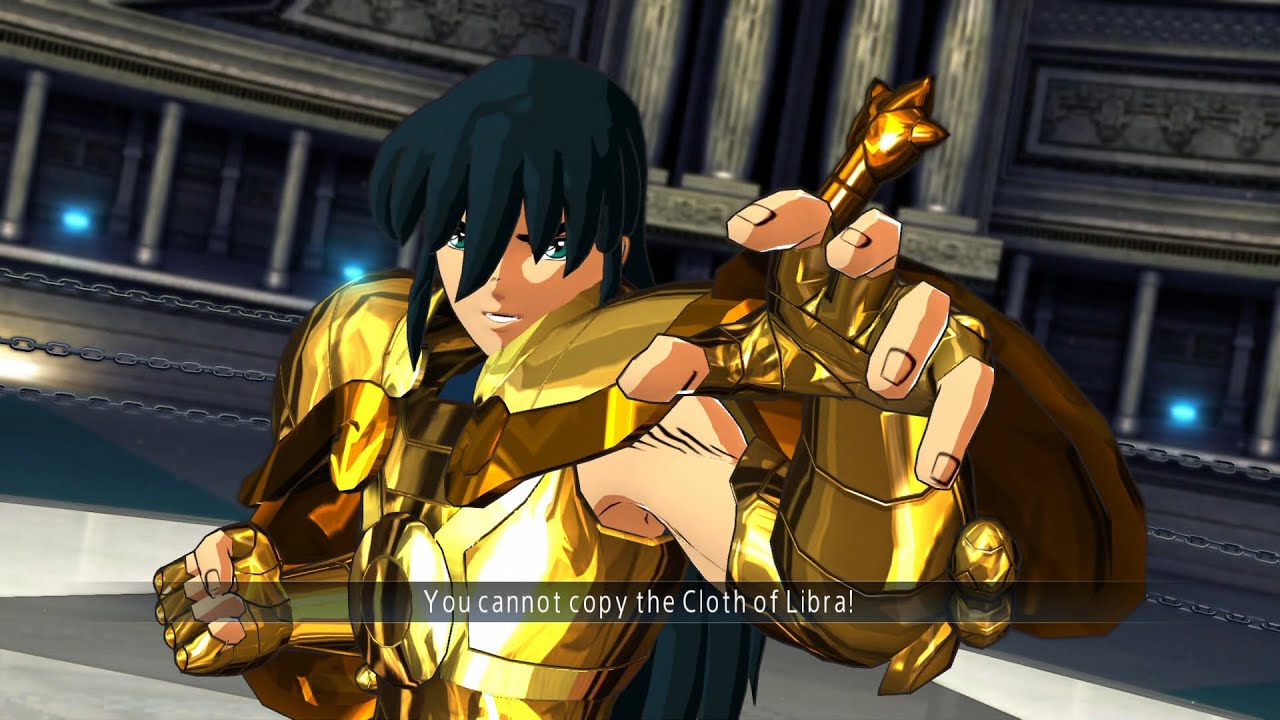 Saint Seiya Soldier's Soul: Libra Shiryu Gold Cloth Moveset Gameplay [PS4] (English)