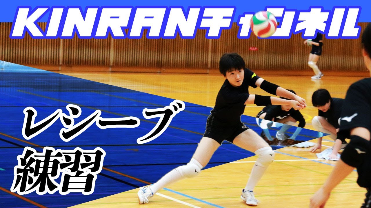 【公式】金蘭会中学バレーボール部　レシーブ練習編