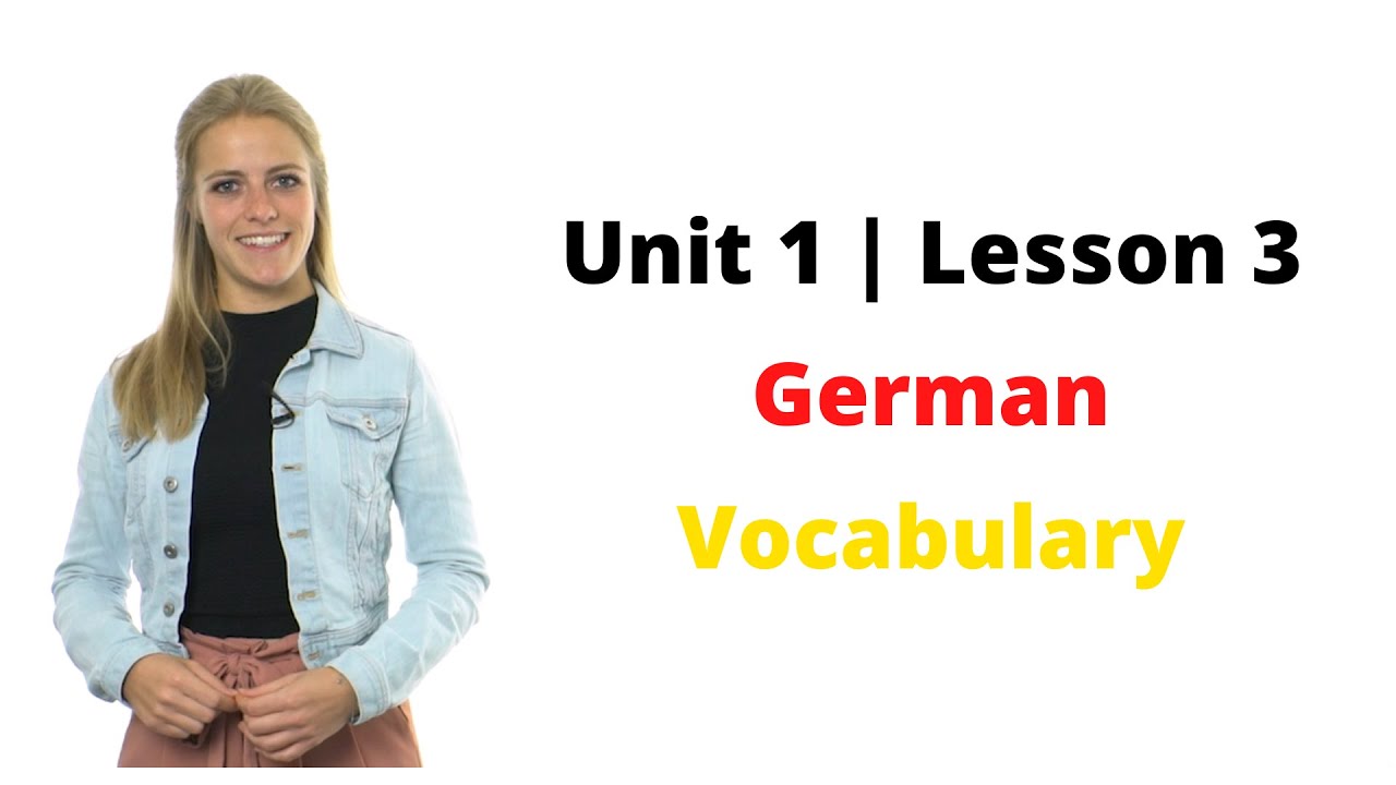 Uncle Polo Free German Course for beginners | Unit 1 | Lesson 3 | German Vocabulary