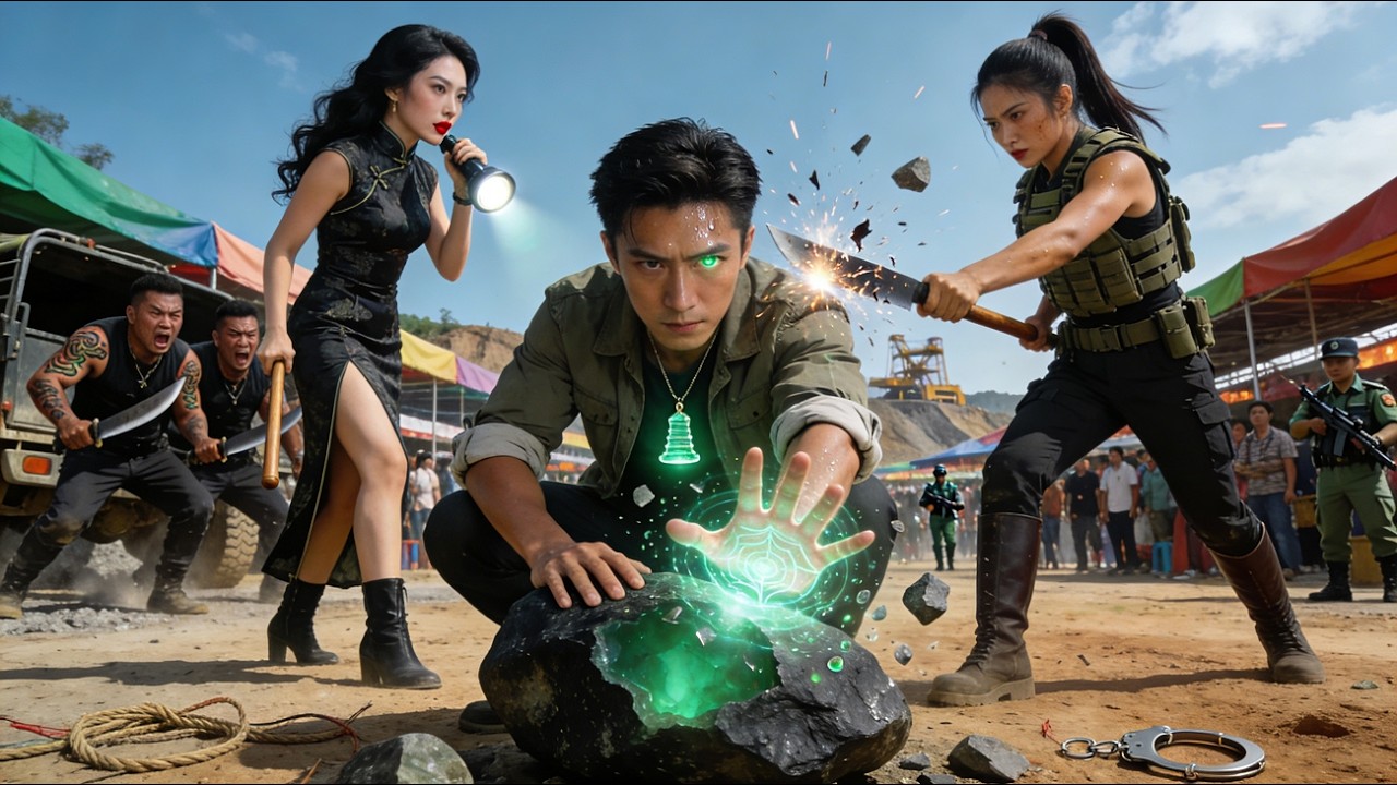 翡翠礦奴覺醒透視異能，賭石逆襲攪動緬北風雲，以戰國神劍破局王室宴會，執掌億萬玉石命脈！#首發新劇 #無腦劇 #完結短劇