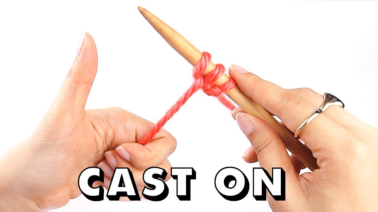 How to CAST ON Knitting for Total Beginners