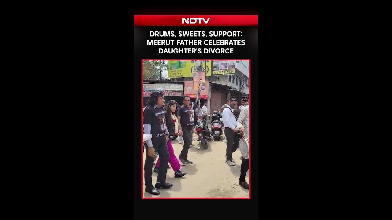 Meerut Divorce Case | Drums, Sweets, Support: Meerut Father Celebrates Daughter's Divorce