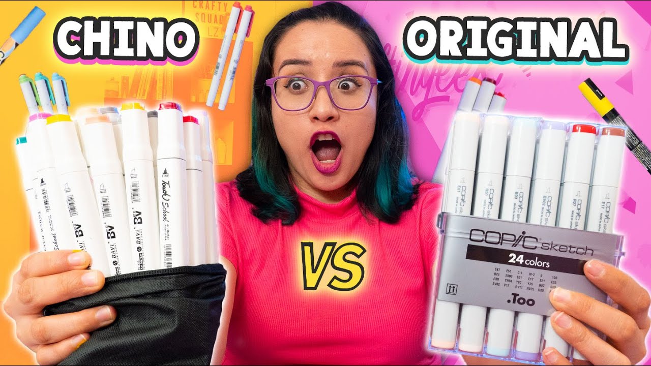 MARCADORES ORIGINALES VS COPIA CHINA, ¿Cuál es mejor? 🤭 Craftingeek