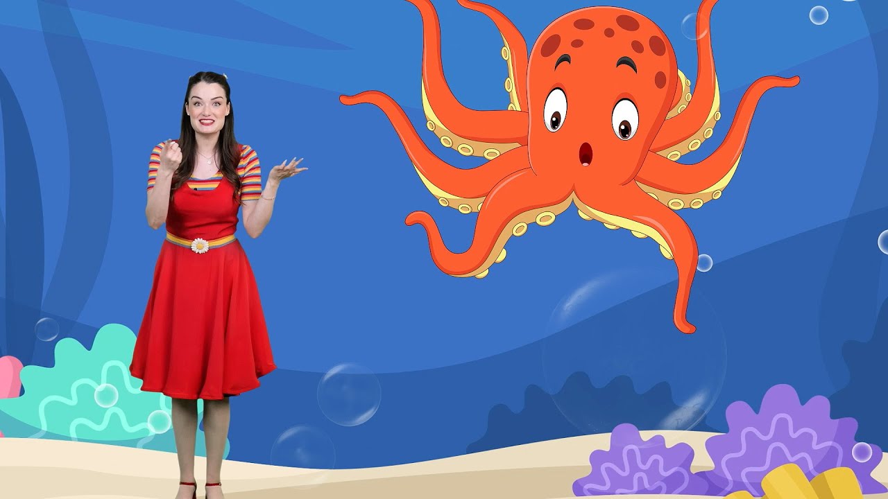 English for kids - Animals of the sea 🐙🐬