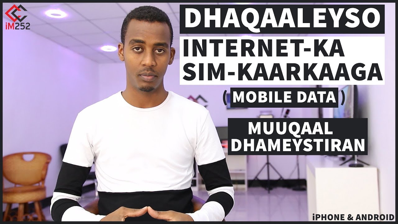 Dhaqaaleyso internet-ka SIM-kaarkaaga (Mobile Data 📌Muuqaal dhameystiran)