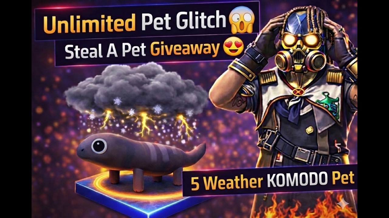 🔥5 Weather KOMODO 😱 Unlimited Pet Glitch + All New Mythic Pets Revealed! | Steal A Pet Giveaway 😱