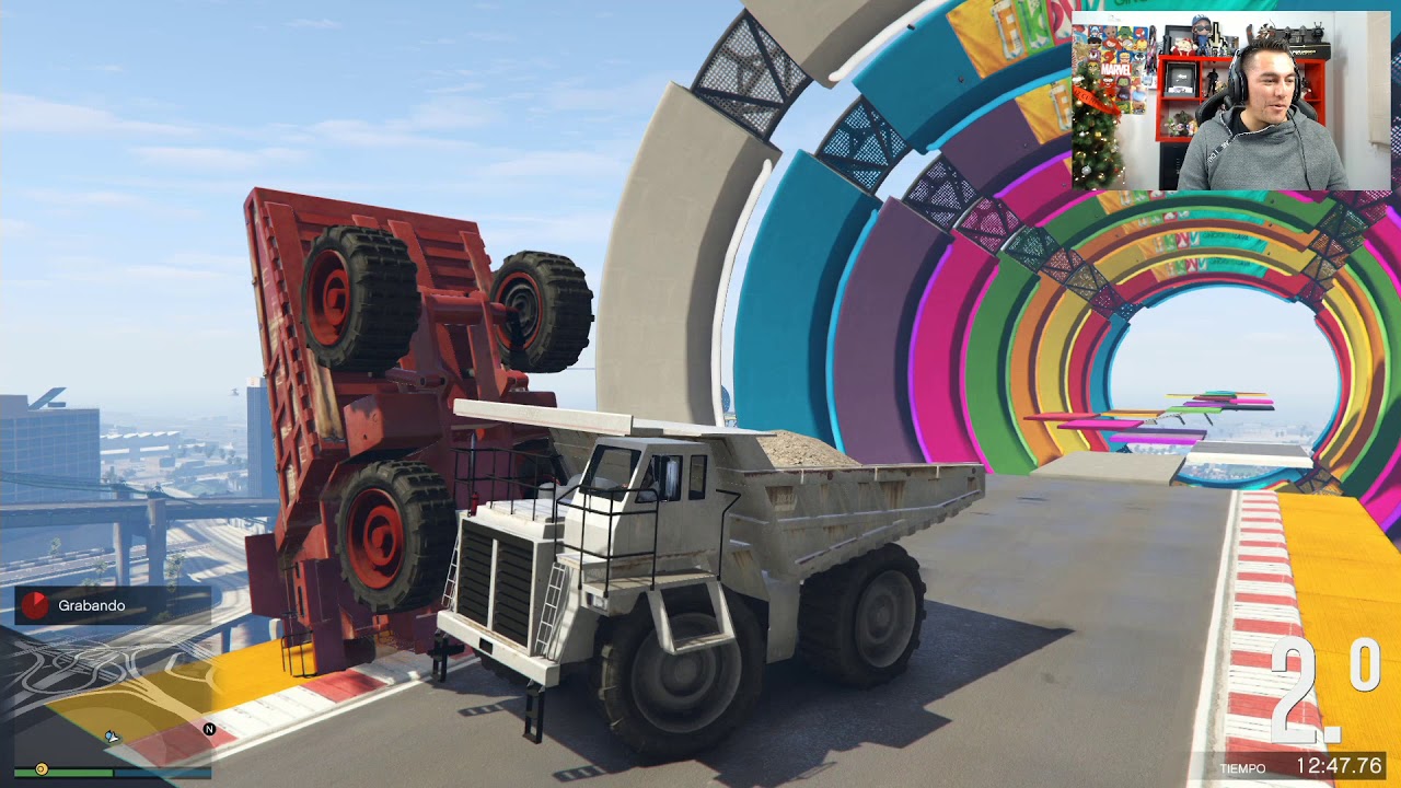 GTA 5 | MI DESEO SE HA CUMPLIDO!! UN CARKOUR CON EL DUMPER!! ES UNA LOCURA!! | XxStratusxX