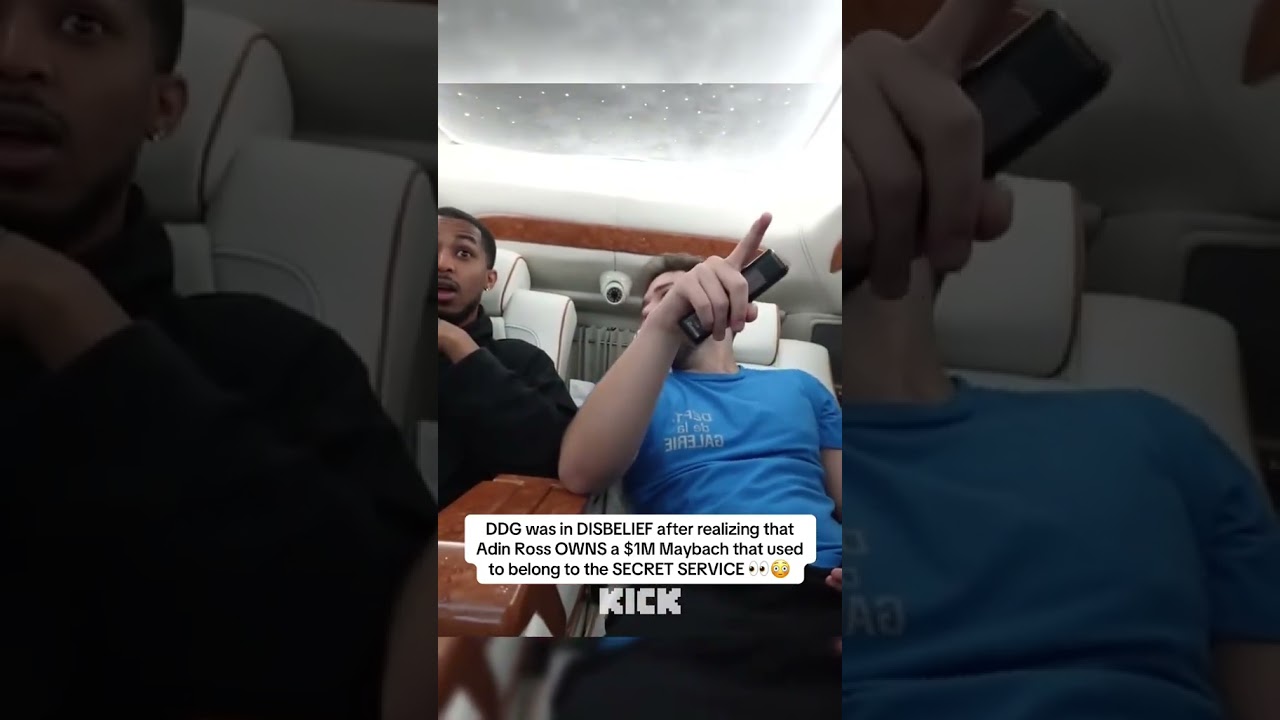 DDG in DISBELIEF realizing Adin Ross OWNS a $1M Maybach that used to belong to the president